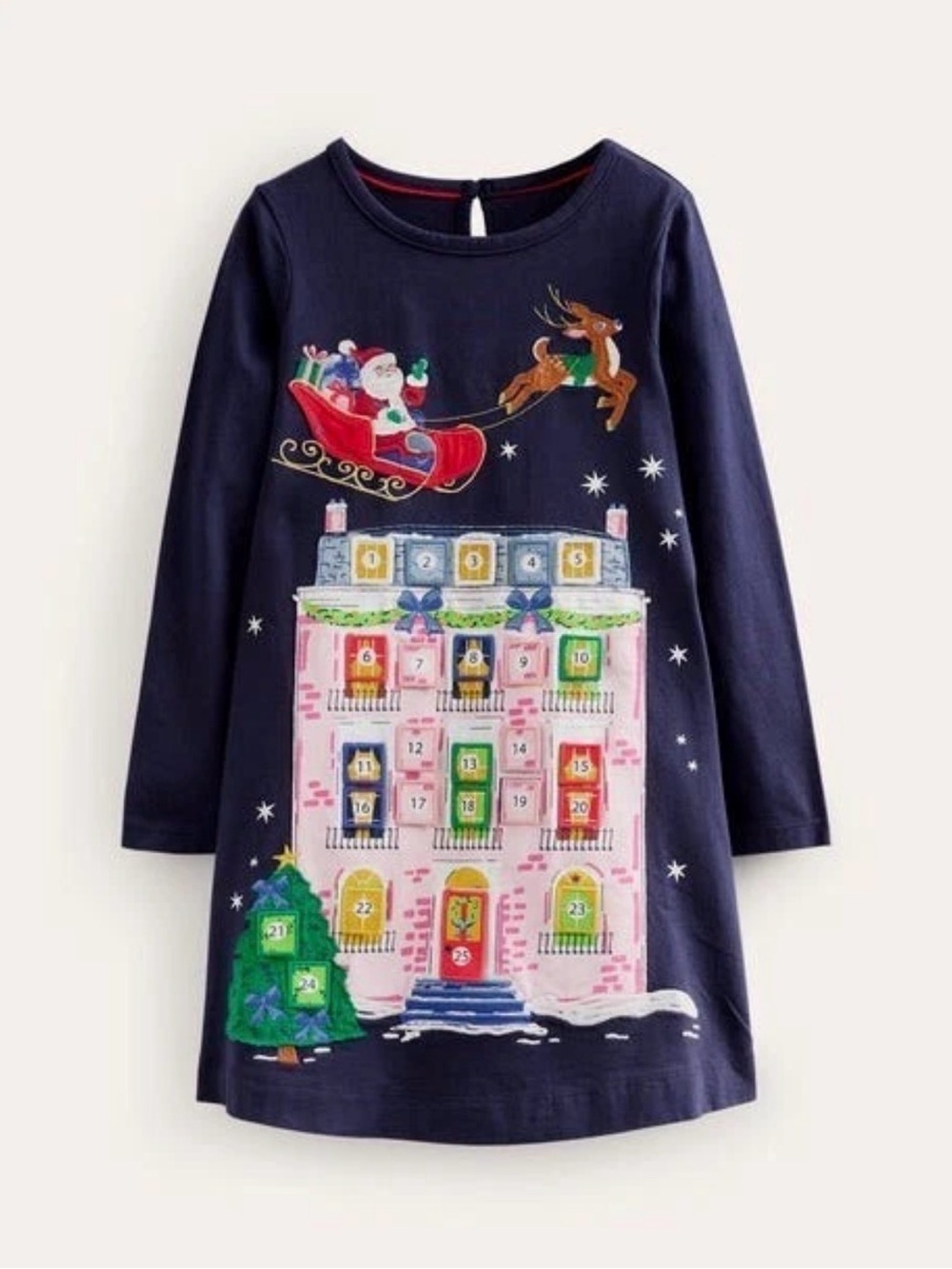 Mini Boden Advent Calendar Dress 2-3T